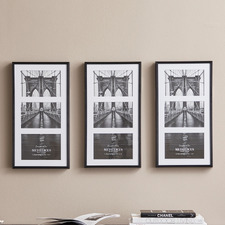 Amara 4 x 6" 3 Slot Collage Photo Frames (Set of 3)