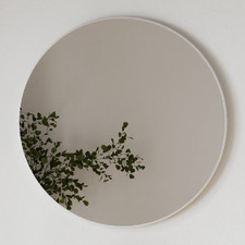 Priya Round Aluminium Wall Mirror