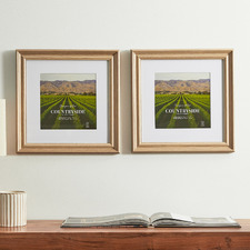Natural Gareth Wood Photo Frames (Set of 2)