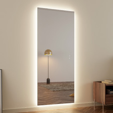 Leann Rectangle LED Full Length Backlit Mirror