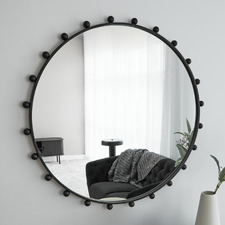 Lance Orb Accent Round Wall Mirror
