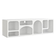 160cm White Mykonos Sculptural TV Unit
