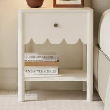 White Amelie Bedside Table
