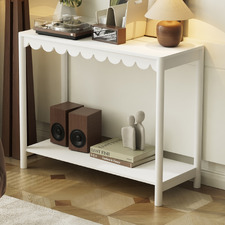 White Amelie Console Table
