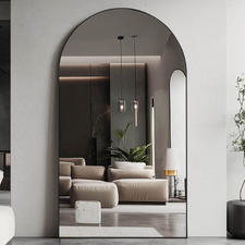 Astoria Arched Aluminium Full Length Mirror