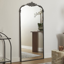 Dennard Arched Iron Wall Mirror