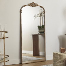 Dennard Arched Iron Wall Mirror