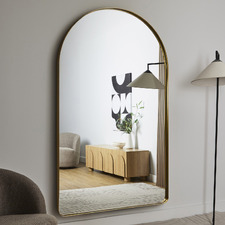 Marconi Arched Aluminium Wall Mirror