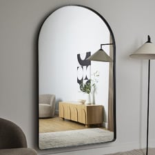 Marconi Arched Aluminium Wall Mirror