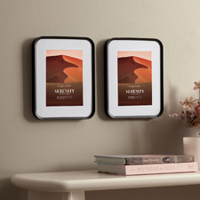 Penelope 5 x 7" Metal Photo Frames (Set of 2)