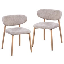 Malie Chenille Dining Chairs (Set of 2)