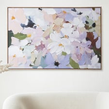 Petal Field Framed Canvas Wall Art