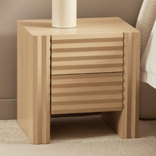 Linden 2 Drawer Bedside Table