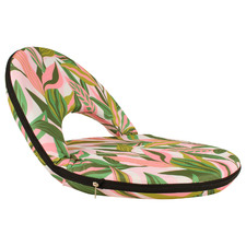 Blush Palm Foldable Floor Beach Chair