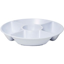 White 36cm Deluxe Pick & Dip Platter