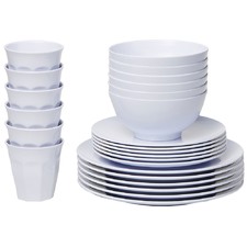 48 Piece Classic Melamine Dinner Set