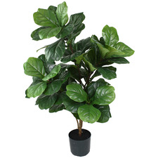 140cm Potted Faux Fiddle Leaf Tree