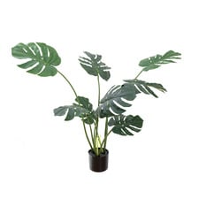 Potted Faux Monstera Plant