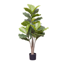 Potted Faux Giant Fiddle Leaf Fig Tree