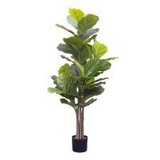 Potted Faux Giant Fiddle Leaf Fig Tree