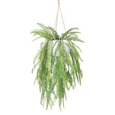 94cm Potted Faux Hanging Baker Fern Plant