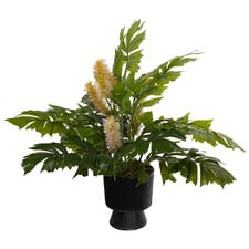 60cm Potted Faux Fishtail Palm Plant