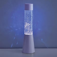 Daytona Colour-Changing Glitter LED Lamp