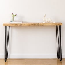 Black Legs Molly Oak Console Table