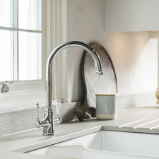 Ludlow Brass Double Ceramic Lever Sink Mixer
