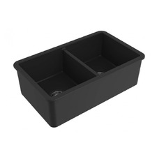 Cuisine 850mm Double Fireclay Kitchen Sink