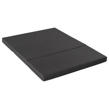 Black Zeljka Foldable Mattress with Carry Bag