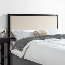 Taupe Houten Upholstered Bedhead