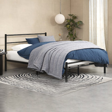 Black Paterson Steel Bed