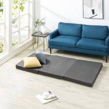 Black Zeljka Foldable Mattress with Carry Bag