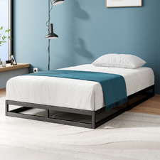 Black Pilato H15cm Steel Bed Base
