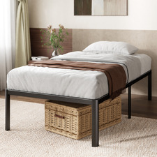 Black Lucy H40cm Metal Bed Base