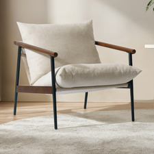 Primrose Rubberwood Accent Chair