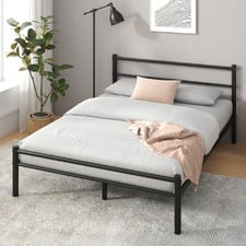 Black Paterson Steel Bed
