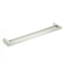 Fluid Double Bar Stainless Steel Towel Rail