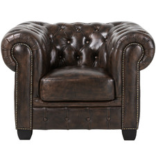 Single seater Max Chesterfield Leather Armchair