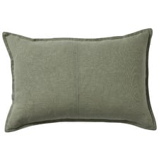 Como Rectangular Stonewash European Linen Cushion