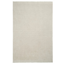 Ecru Silvio Hand-Woven Wool Rug