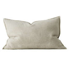 Fiore Rectangular Linen-Blend Cushion