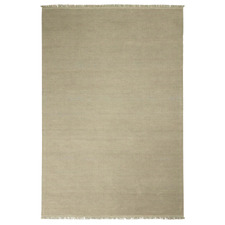 Oyster Emilio Hand-Woven Linen Rug