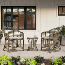 Connie PE Rattan Outdoor 2 Person Lounge Set