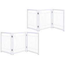 Blythe 3 Panel Foldable Pet Gates (Set of 2)