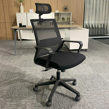 Azriel High Back Office Chair with Headrest