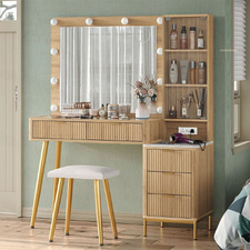 2 Piece Verto Dressing Table & Stool Set
