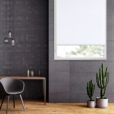 White Torquay Blockout Roller Blind