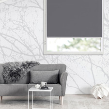 Charcoal Torquay Blockout Roller Blind